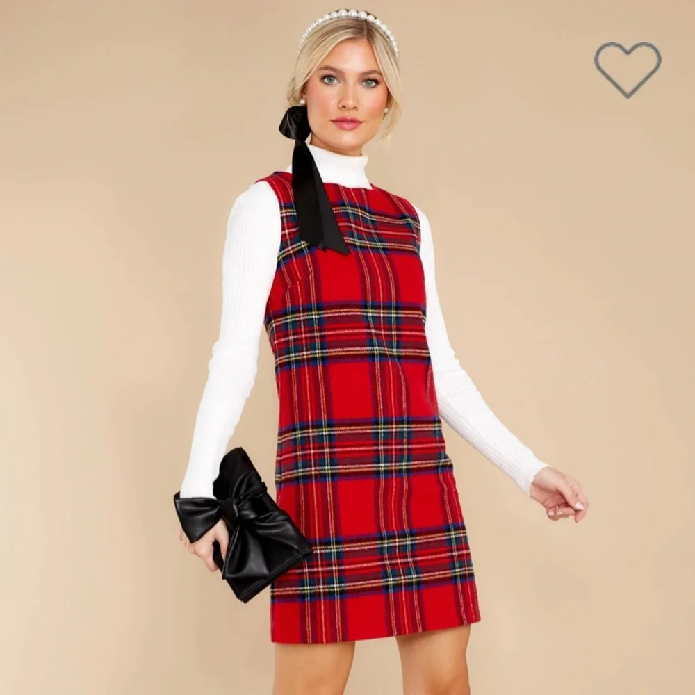 Red Dress, size Small, has not been worn, tags still on. - Picture 1 of 2